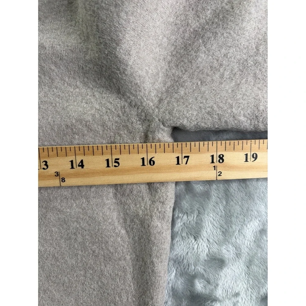 Collars & Co. Men's Sweater L fits XS Leather Pull Australian Merino Wool
